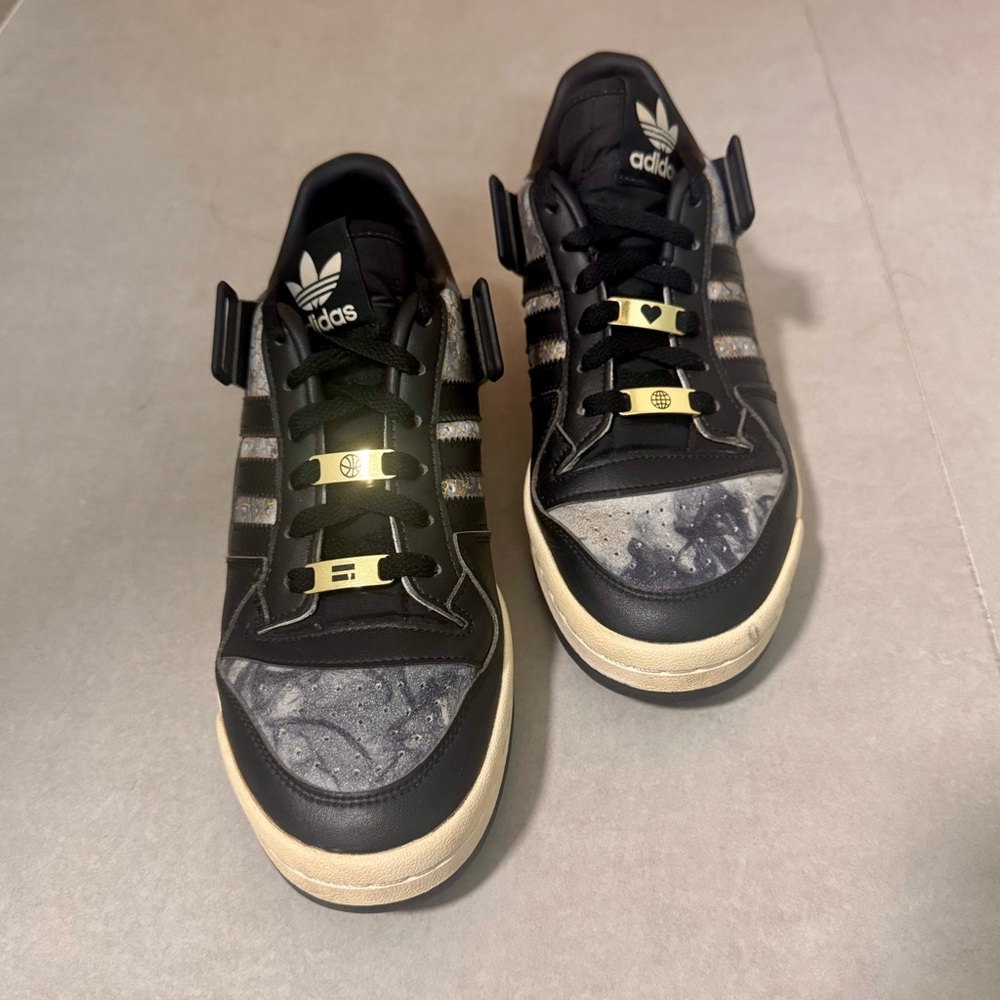 Adidas Forum Low Women’s Sneakers – Black/Gold Limited Edition